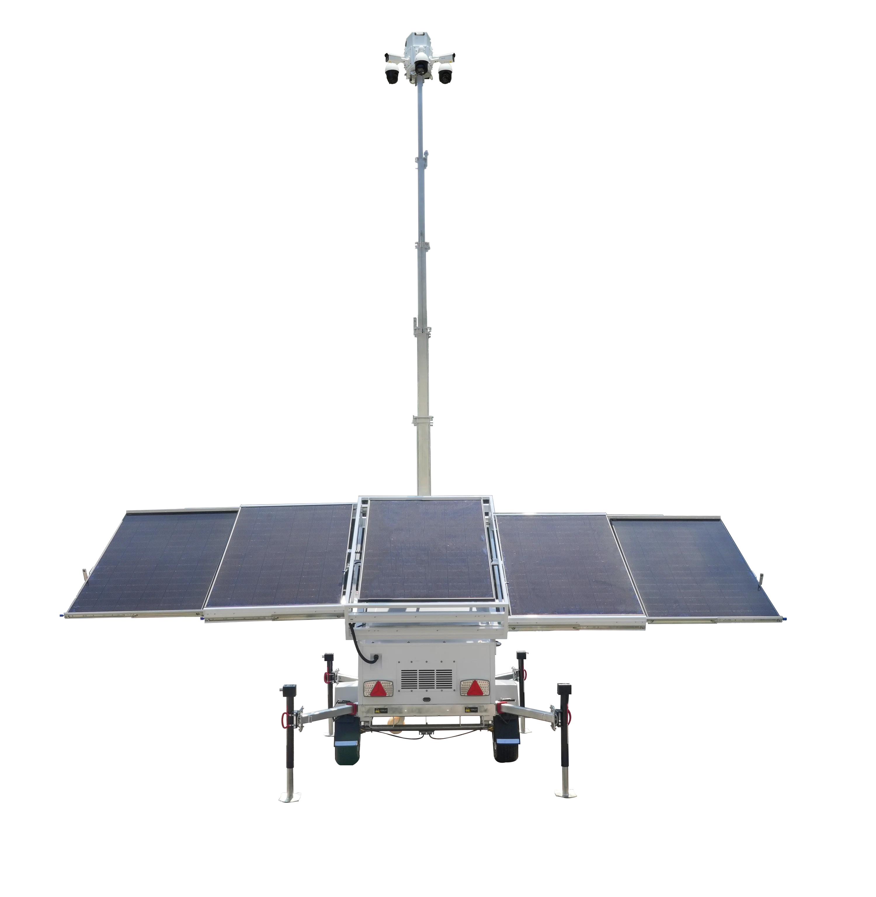 Hybrid Solar Mobile CCTV turn