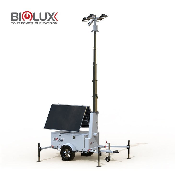 2025 New Mobile Solar CCTV Security Solution Trailer price