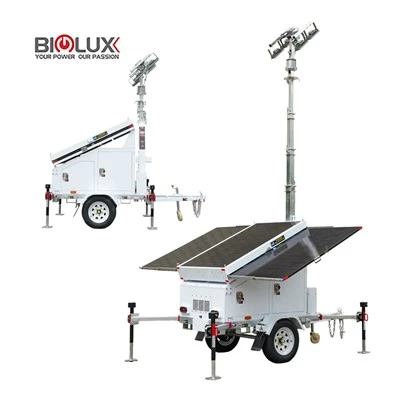 Hybrid Solar Wind Power Generation Light Tower