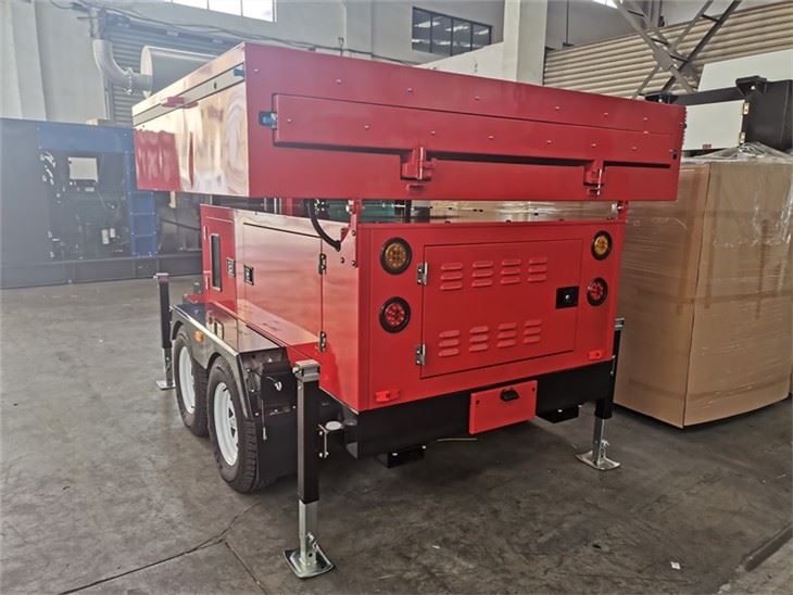 Mobile Solar Power Trailer As Solar Generator