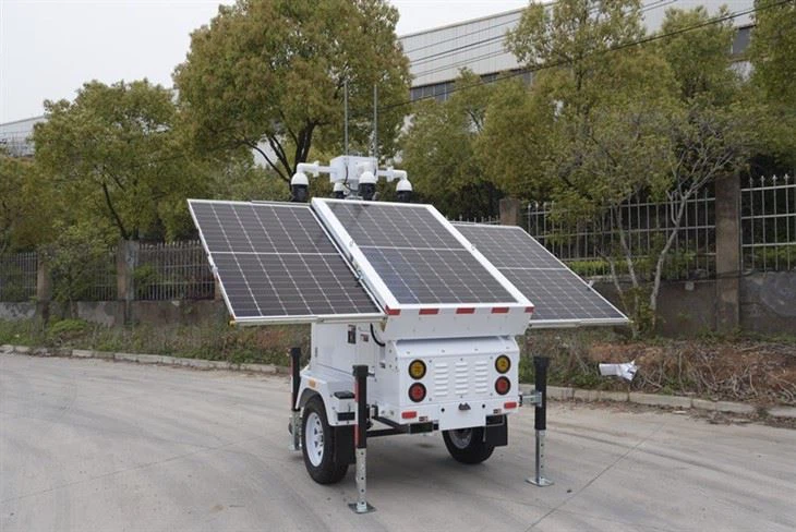 4MP Camera Solar Surveillance Trailers