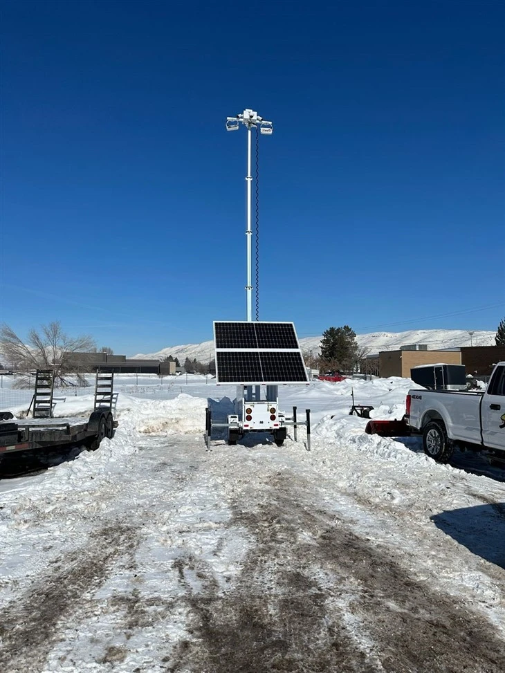 Continuous Runtime 24/7 Thermal Camera Mobile Cctv Tower