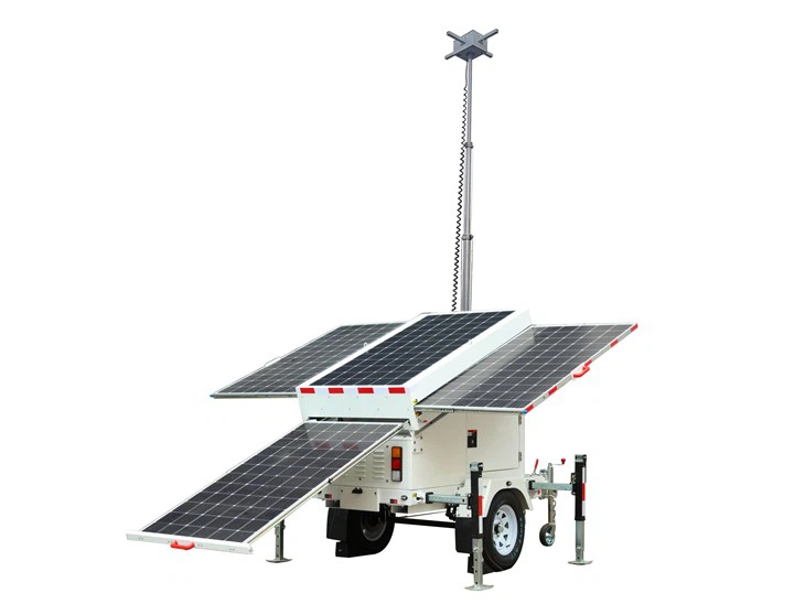 US Autonomous Solar Security Thermal Camera Trailer